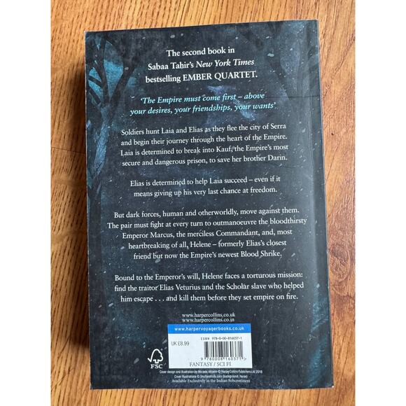 A Torch Against the Night: Book 2 of the Ember Quartet Tahir, Sabaa Paperback - Picture 2 of 4